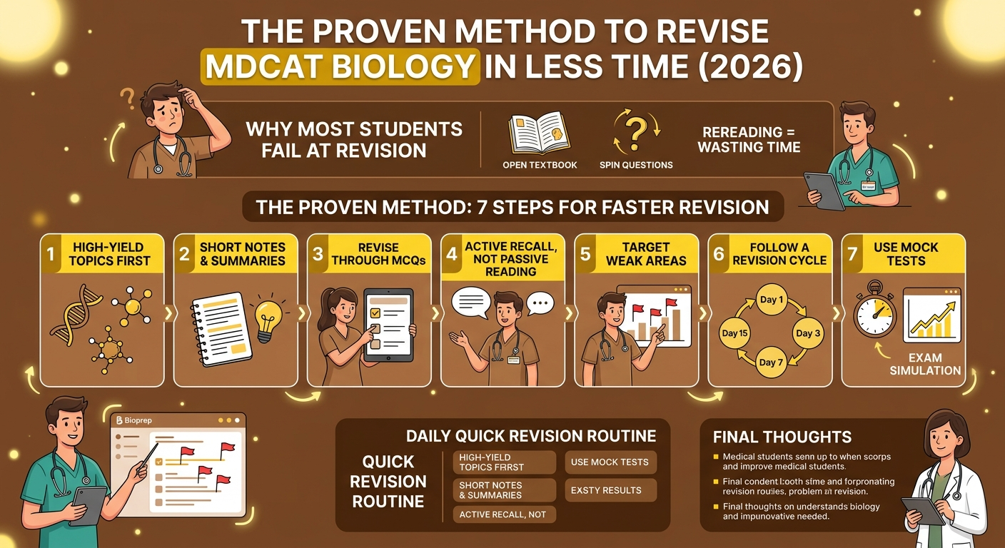 Best Way to Revise MDCAT Biology in Less Time