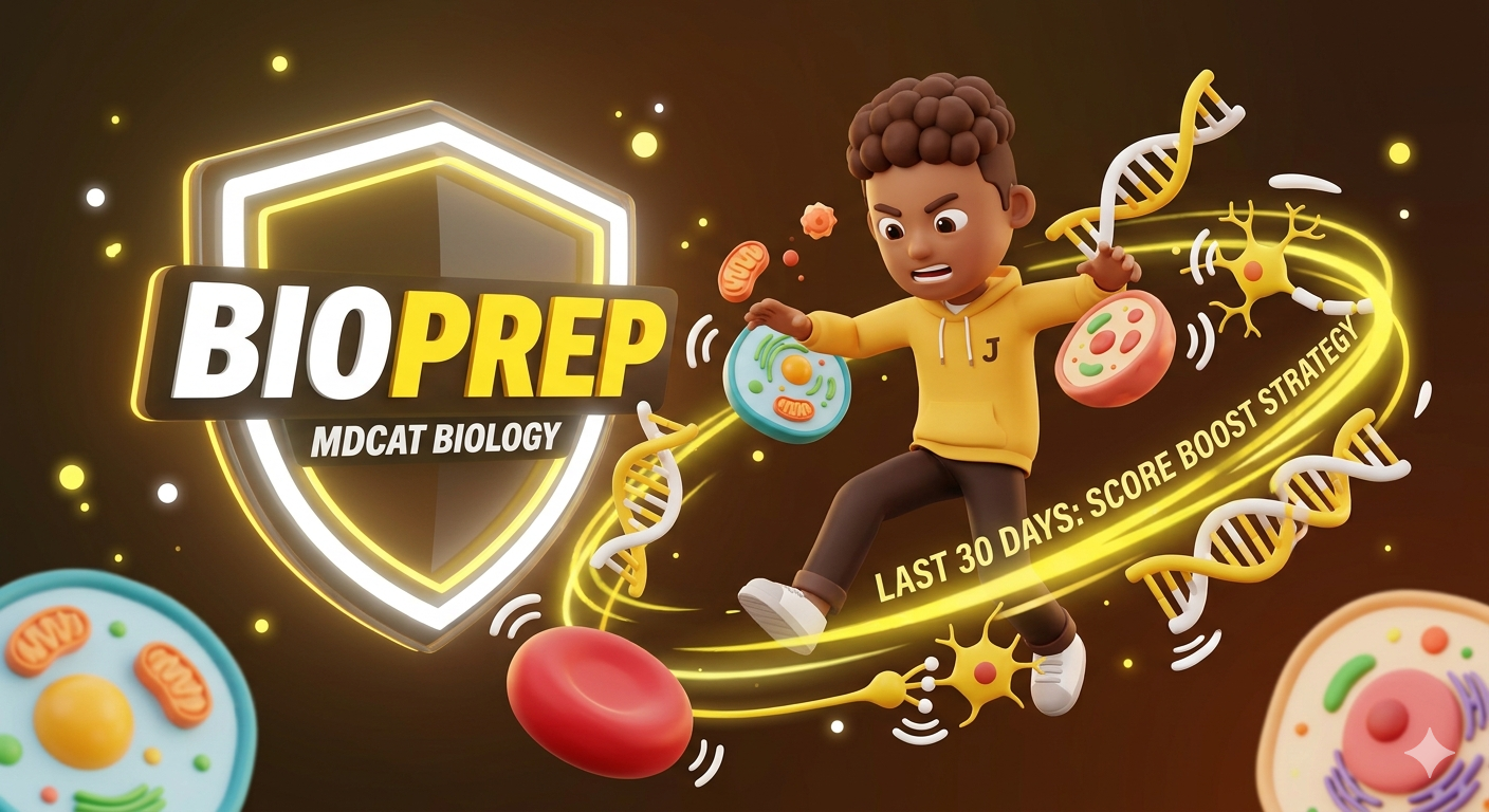 Last 30 Days MDCAT Biology Study Plan 2026